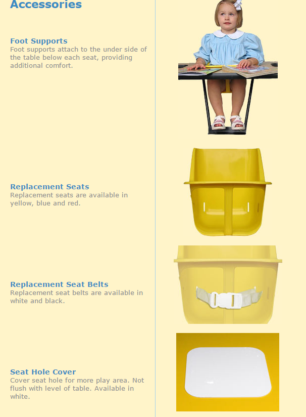 Toddler Tables TT8 8 Seat Toddler Table l Affordable Toddler Tables